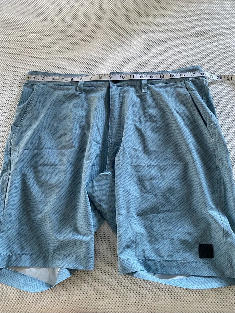 VTG 1946 Men’s Coastal Performance Stretch Shorts Blue Size 36 Resort Golf
